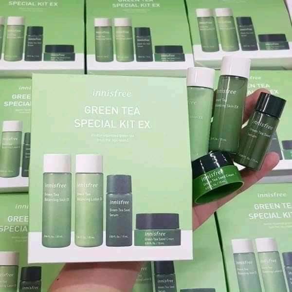 Kit trà xanh 4 món Innisfree - Bebeau