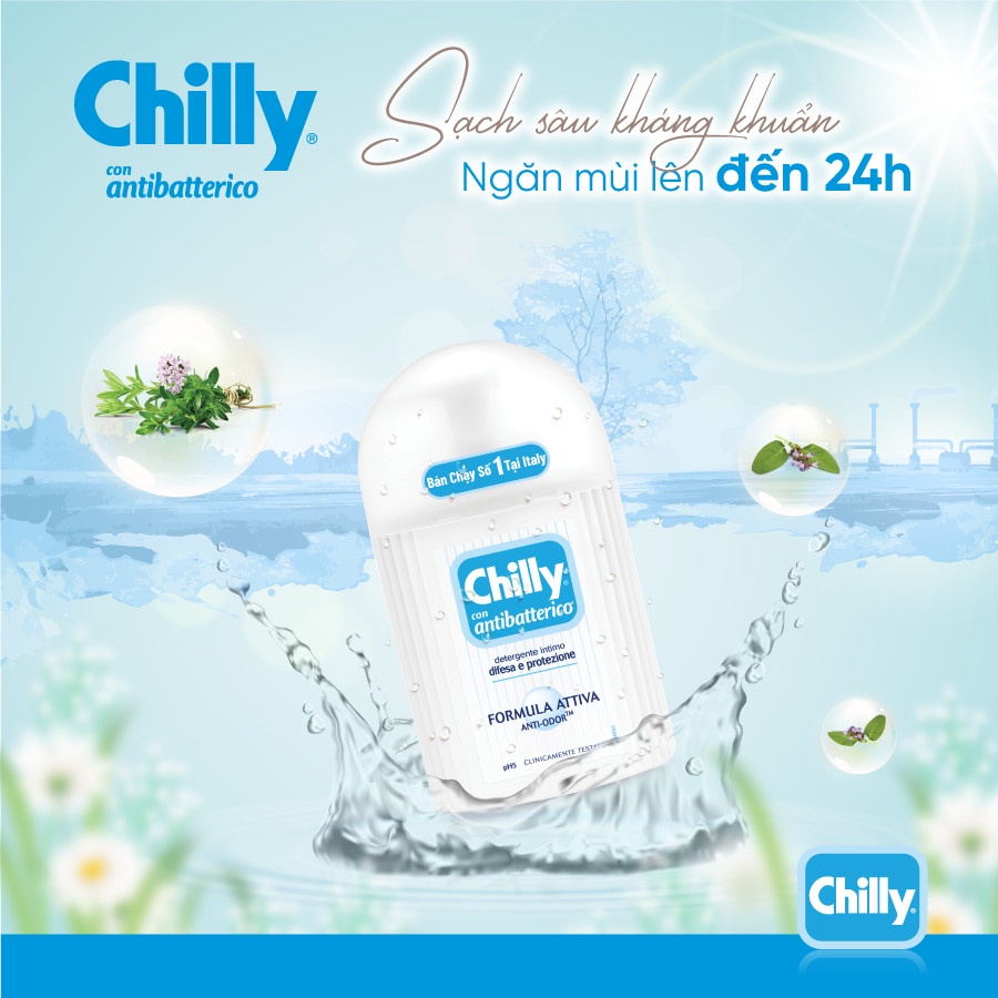 Dung Dịch Vệ Sinh Phụ Nữ Chilly 200ml