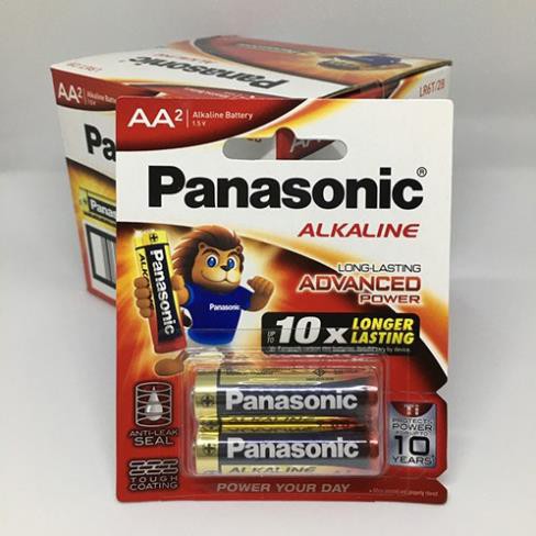 Pin Tiểu AA Panasonic alkaline LR6T-2B chính hãng vỉ 2 viên