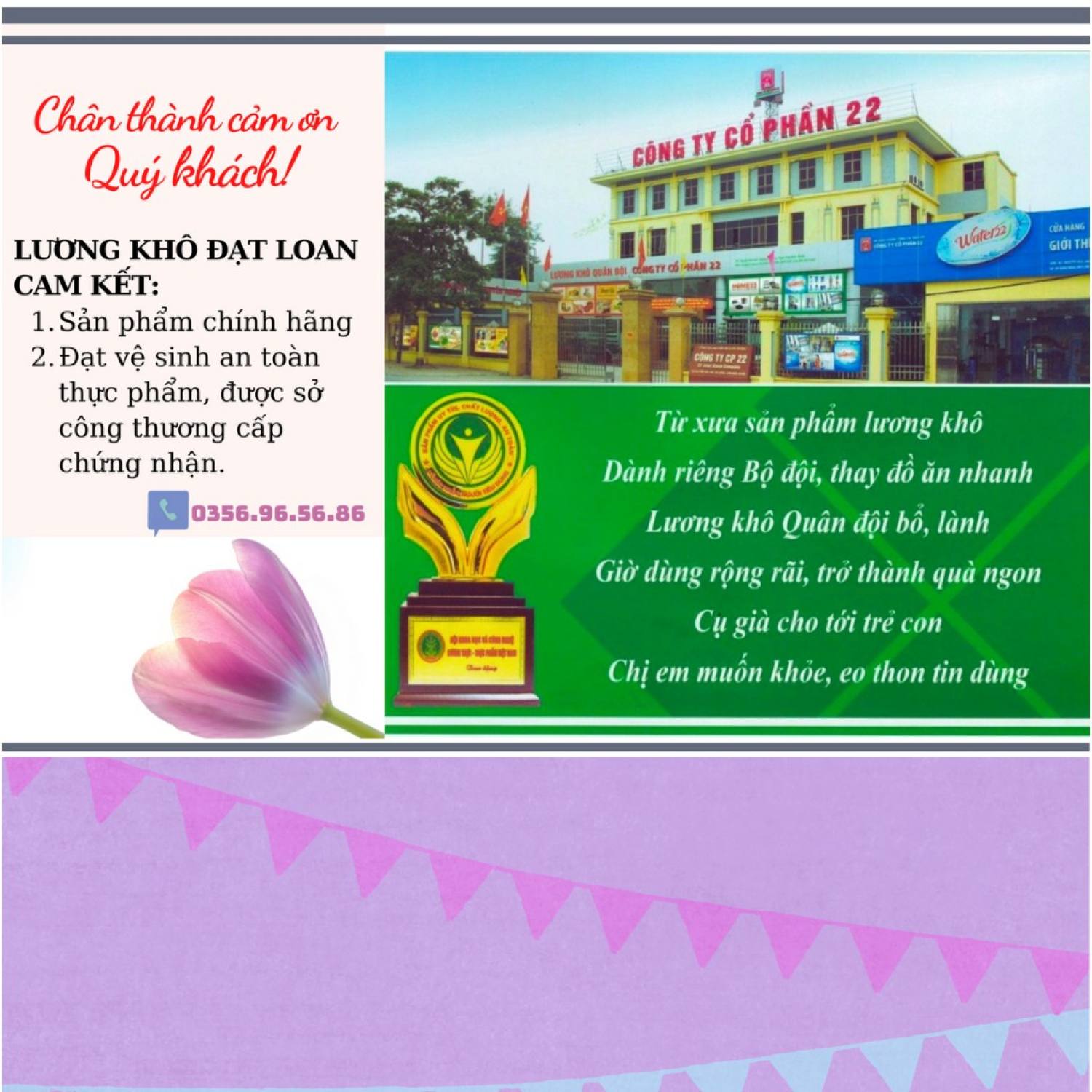 Lương khô, lương khô 65gr