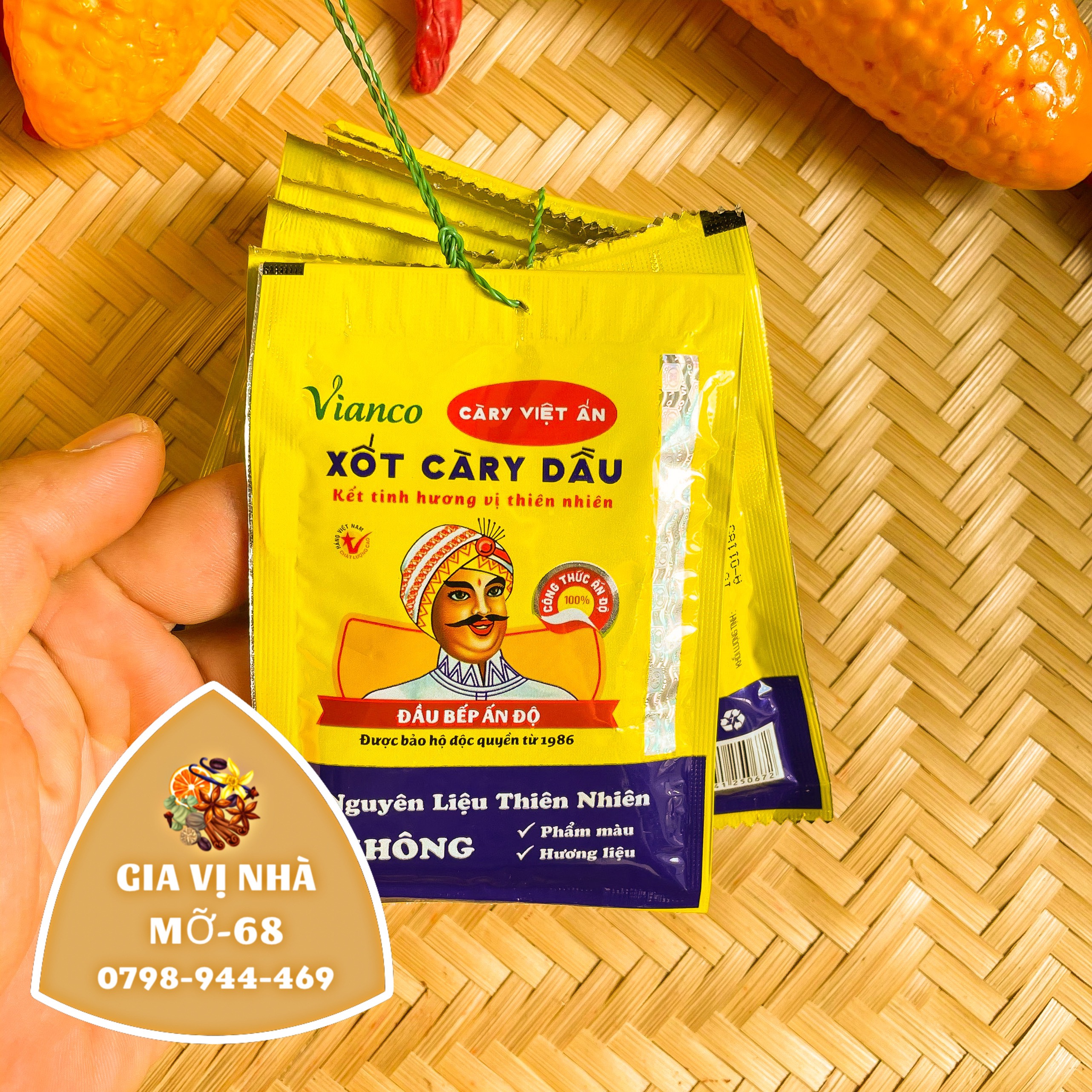 SỐT CARI DẦU VIỆT ẤN - GÓI 25GR