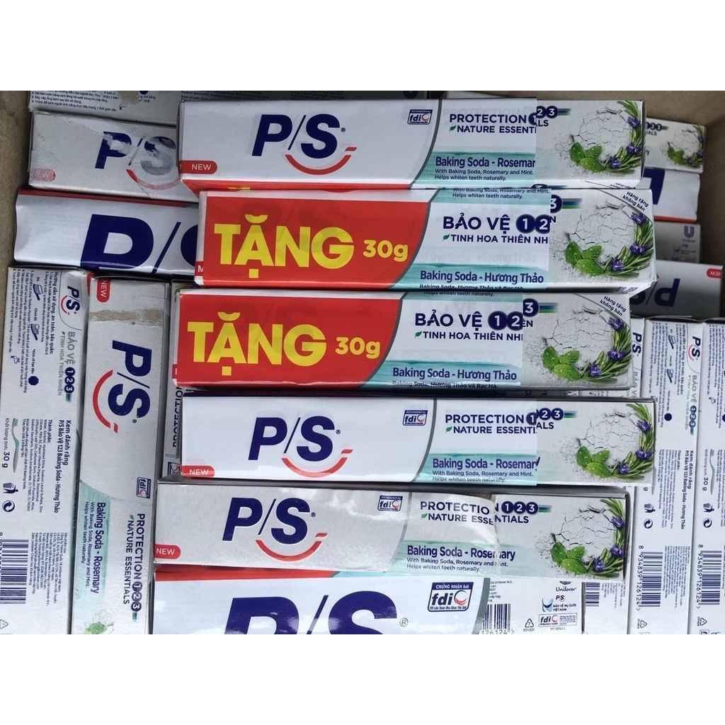 Combo 5 Tuýp Kem Đánh Răng PS 30g-Hàng Mini