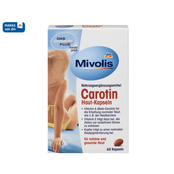 CHỐNG NẮNG MIVOLIS CAROTIN XÁCH TAY ĐỨC
