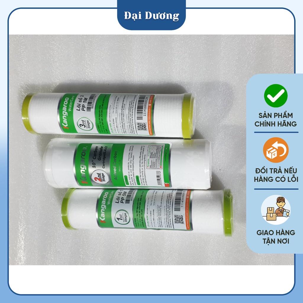 Bộ 3 lõi lọc thô Kangaroo số 1,2,3