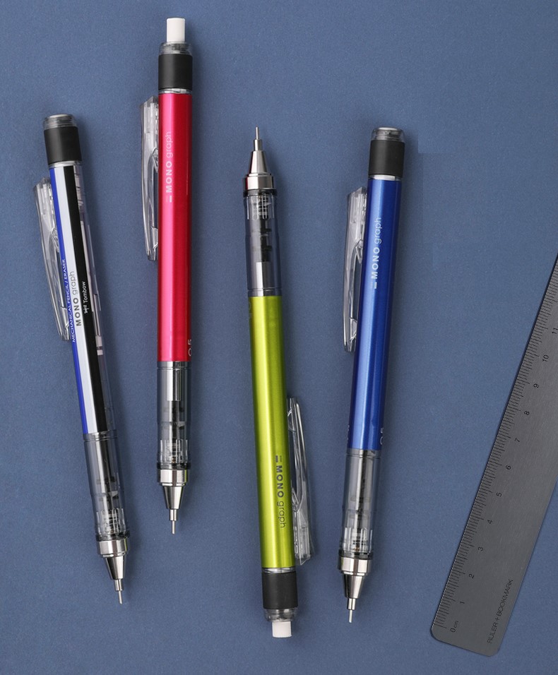 Bút Chì Bấm - Chì Lắc Mono Graph TOMBOW Nhật Bản