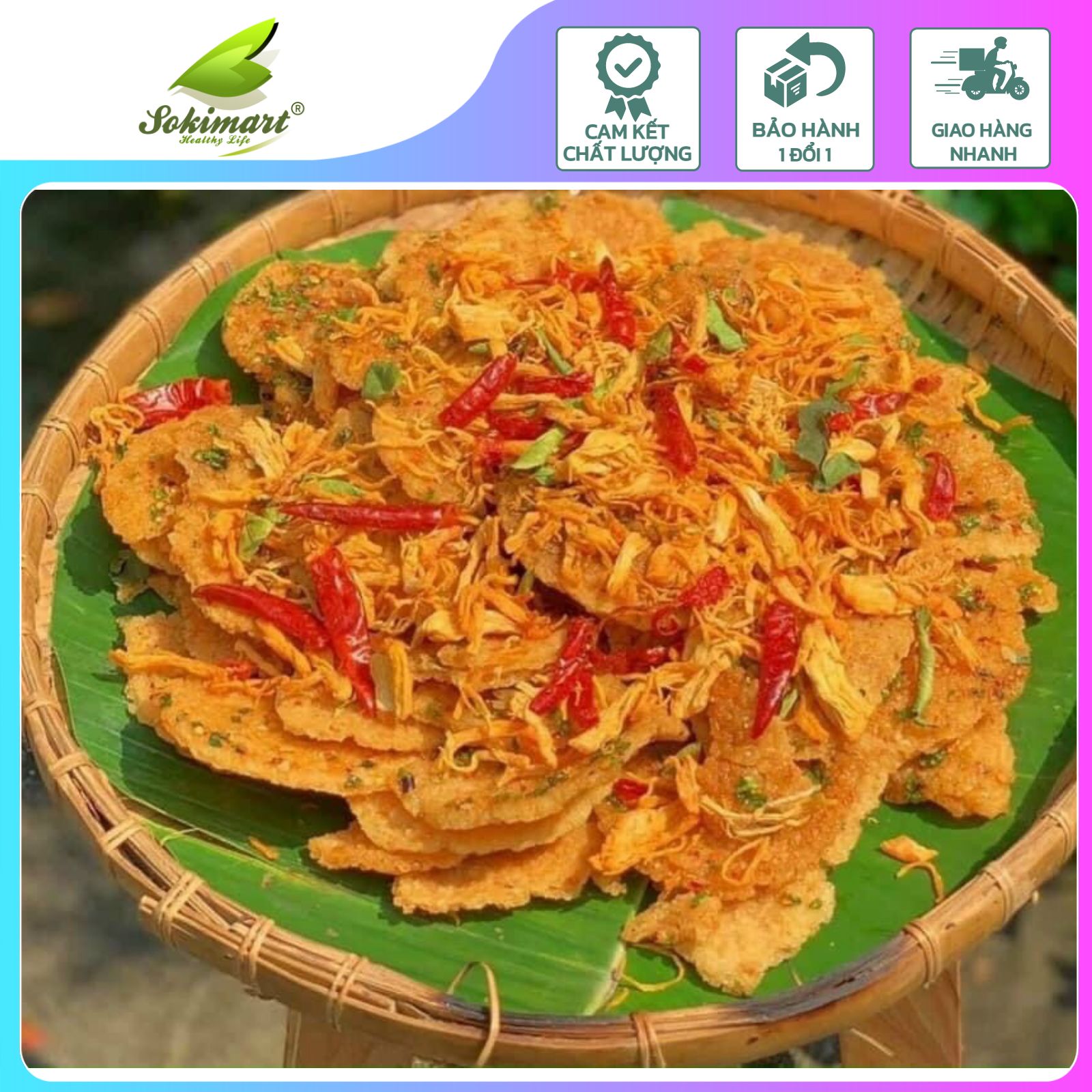 Cơm cháy khô gà lá chanh - 300g