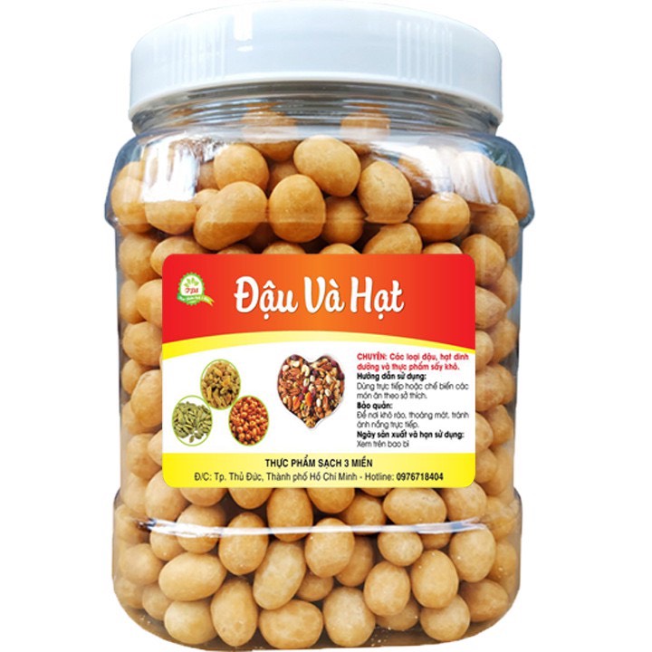 đậu phộng da cá nước cốt dừa  hũ 500gram