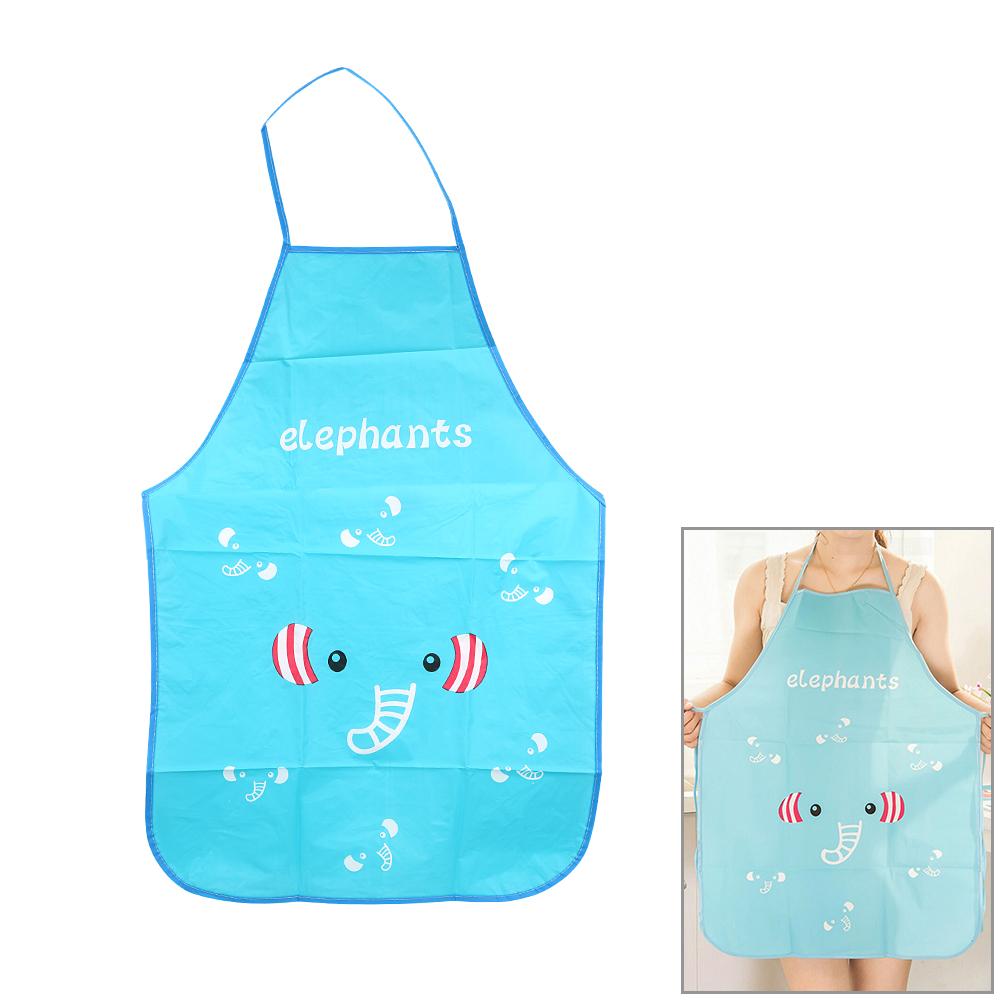 Fashion For Man Woman Cartoon Animal PVC Waterproof Aprons Cute Cooking Apron for Baking Home Kitchen Chef Restaurant Waiter Apron