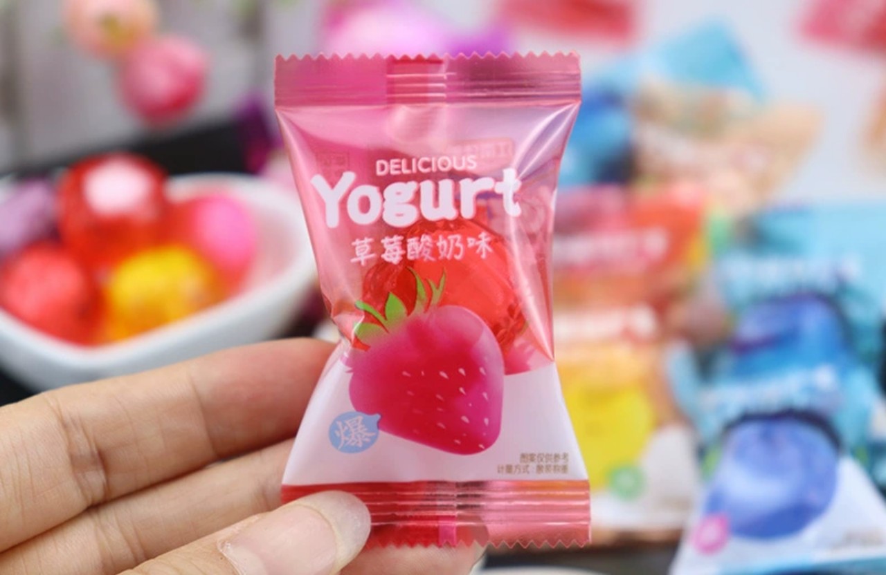 Combo 1000g Kẹo dẻo trái cây / kẹo sữa chua / sữa chua thạch trái cây / thạch nhân nhiều hương vị