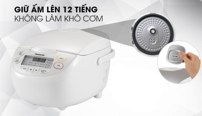 Nồi cơm điện tử Panasonic 1 lít SR-CP108NRA - [Hàng chính hãng] [Gian hàng uy tín]
