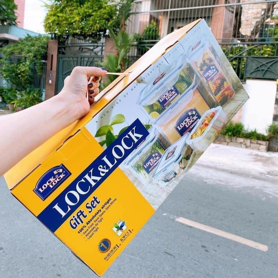 Bộ 6 Hộp Nhựa Lock&Lock HPL818