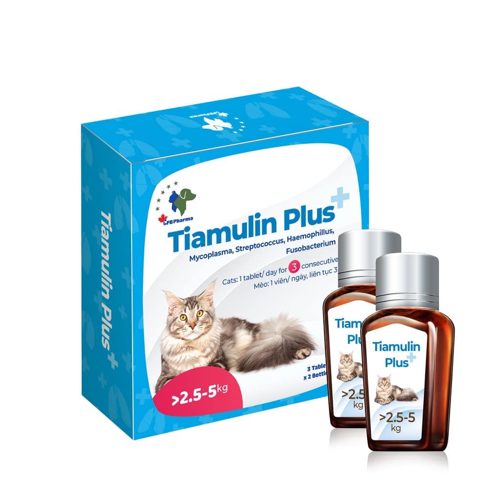 Sản phẩm hỗ trợ hô hấp cho mèo Tiamulin Plus