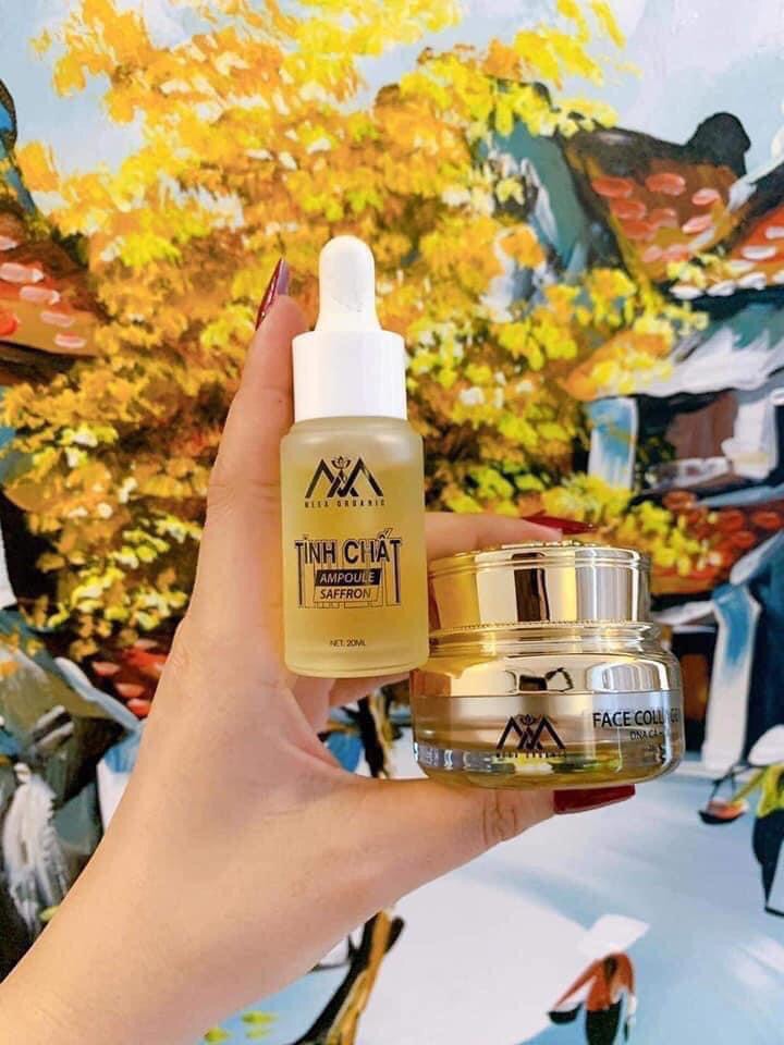 Combo kem face và serum Collagen cá hồi[Chính Hãng]