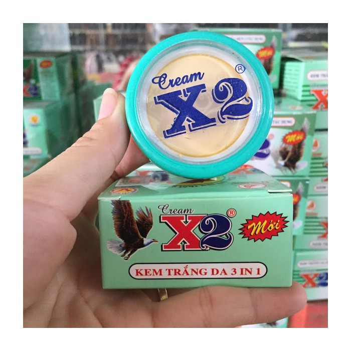 [HCM]X2 kem trắng da 3in1 5g 49.5K