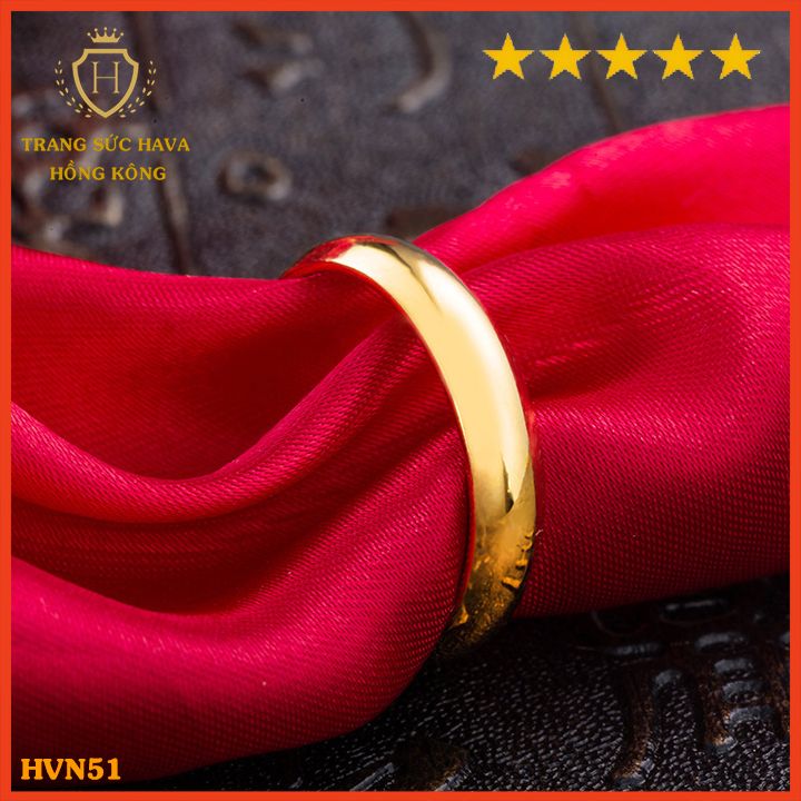 Women rings men rings luxury non-24K gold filled 9999 titanium gold plated men's vintage wedding ring-Hava cool youth jewelry