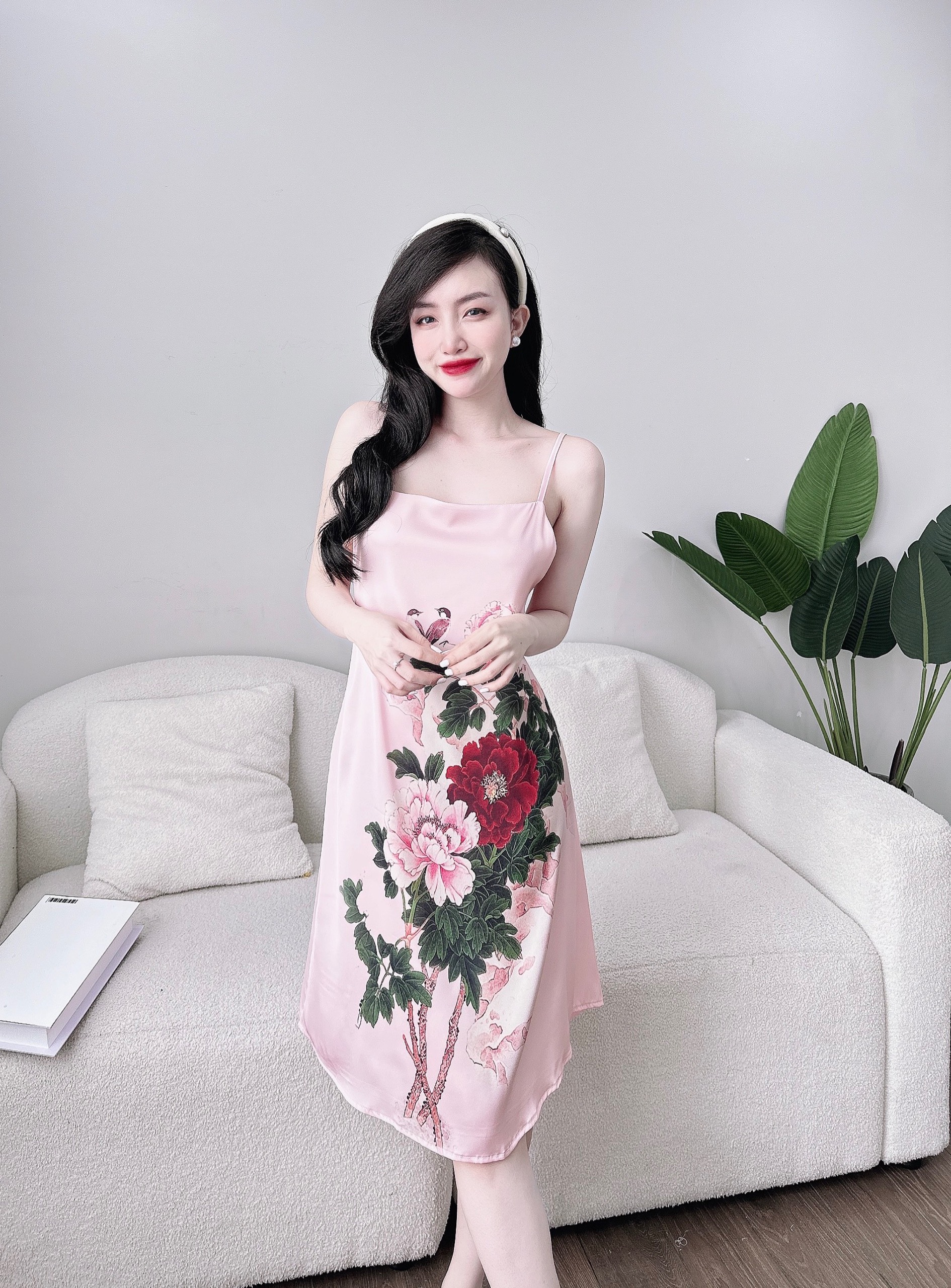 [HCM]DB116- Đầm Lụa Trơn Cao Cấp