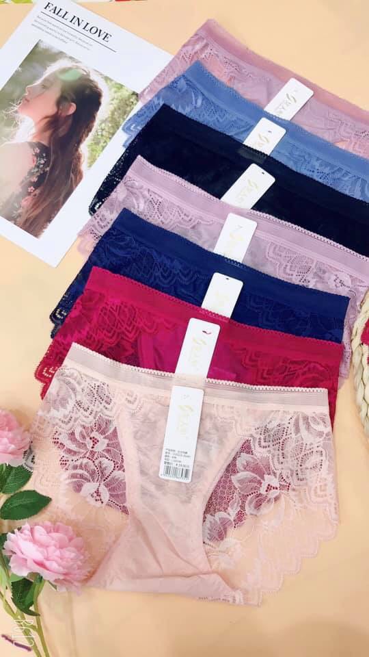 Combo 5 quần lót nữ ren gấm 40-58kg- A145