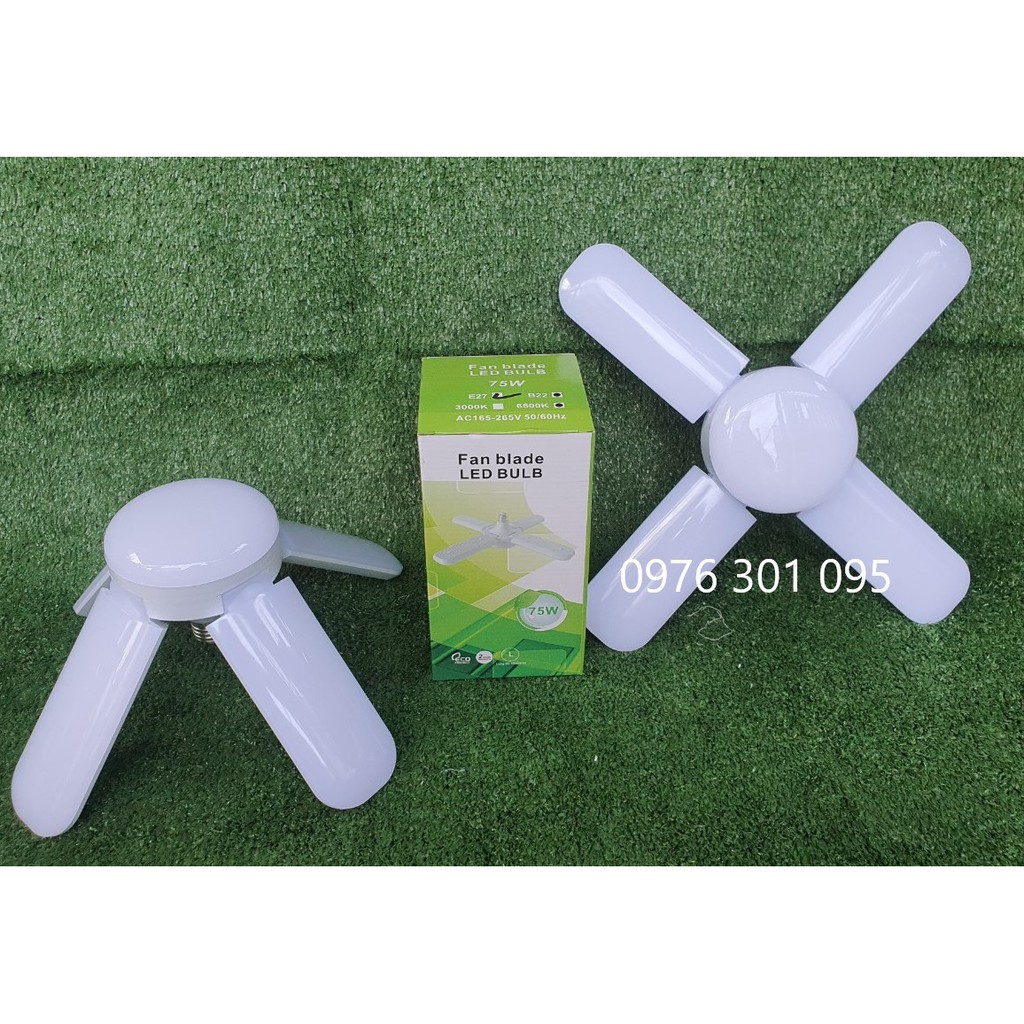 Đèn Led 4 Cánh Quạt 60W + Tâm Đèn [ Tốt ]