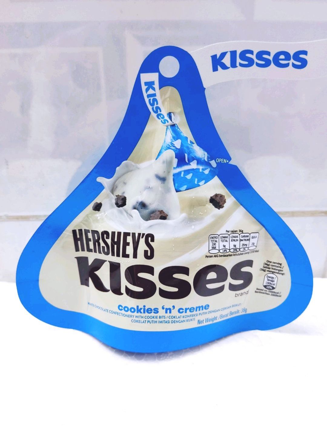 Chocolate Hershey's Kisses gói 36g (3 vị )