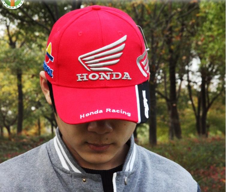 mũ lưỡi trai Honda  đội đua racing đỏ