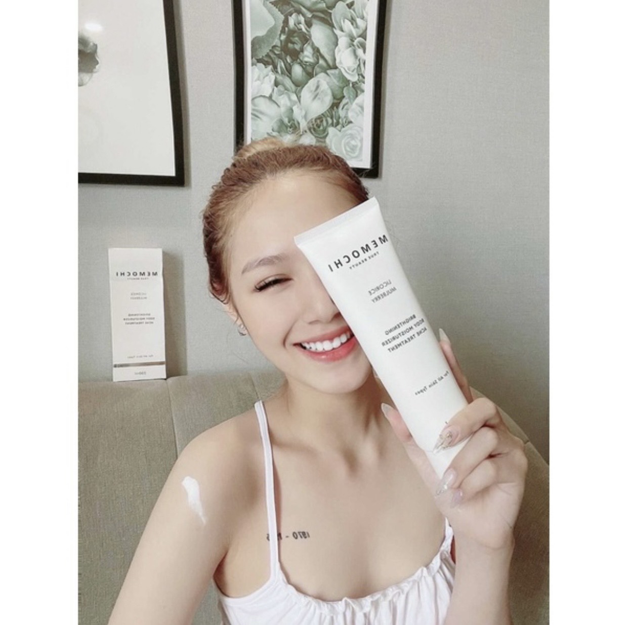 Kem dưỡng trắng body Memochi