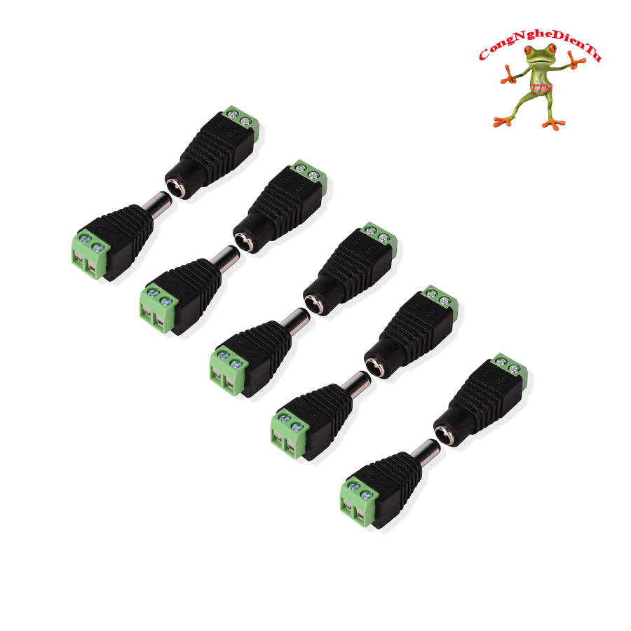 5 Cặp jack nối nguồn 5525 (đực + cái )