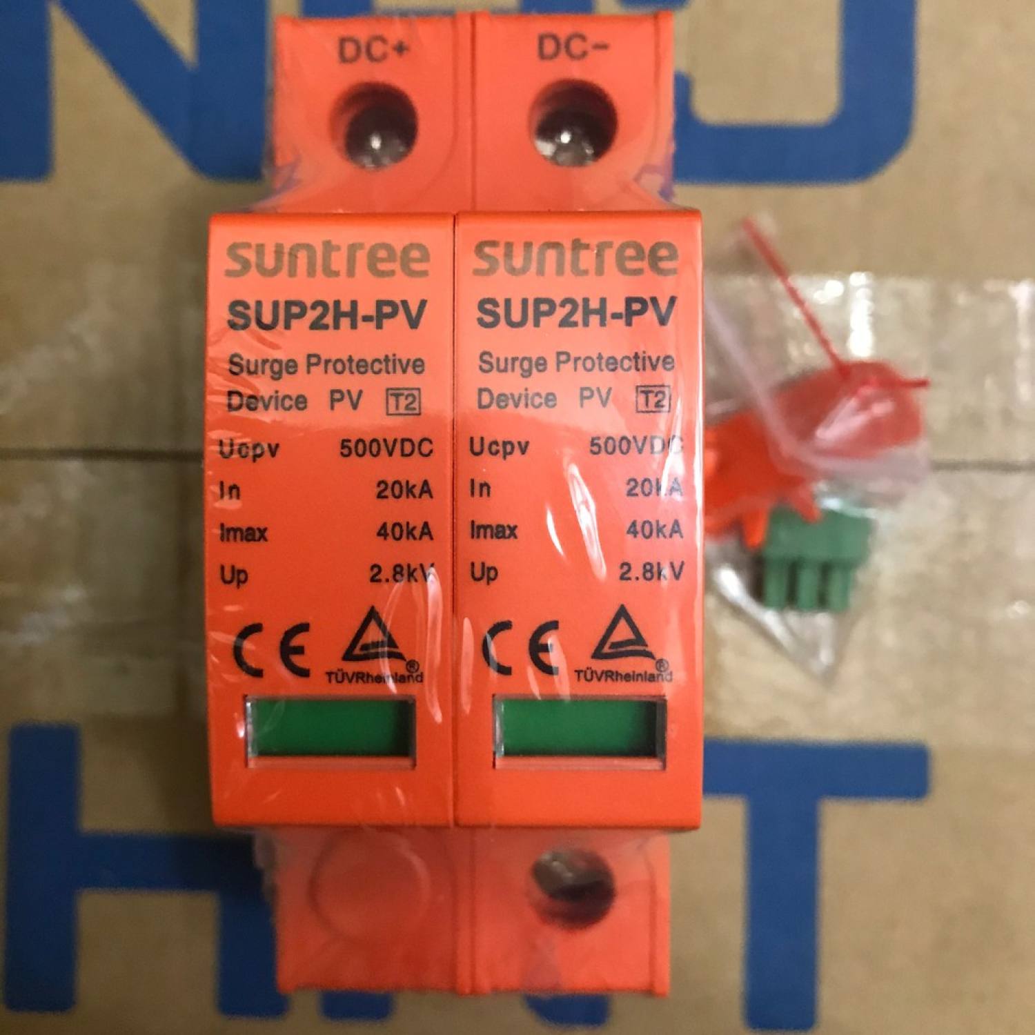 [Suntree] Chống sét bảo vệ mạch DC 2Pha SUP2H-PV 500VDC hoặc 800VDC