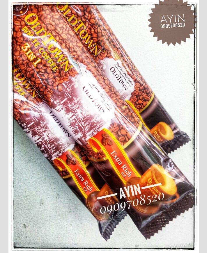 (HSD 02/2026)  Cà phê trắng Extra Rich OldTown White Coffee Malaysia - Vị đậm đà