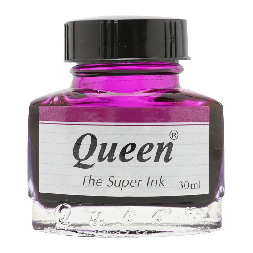 BÌNH Mực Bút Máy Queen ( MÀU TÍM. MÀU XANH )