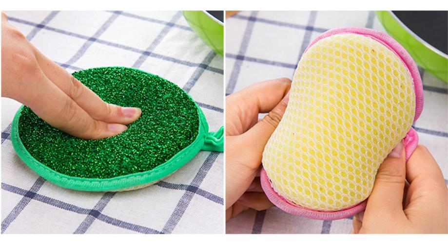 [HCM] Miếng rửa chén tròn 2 mặt nhiều size - J149