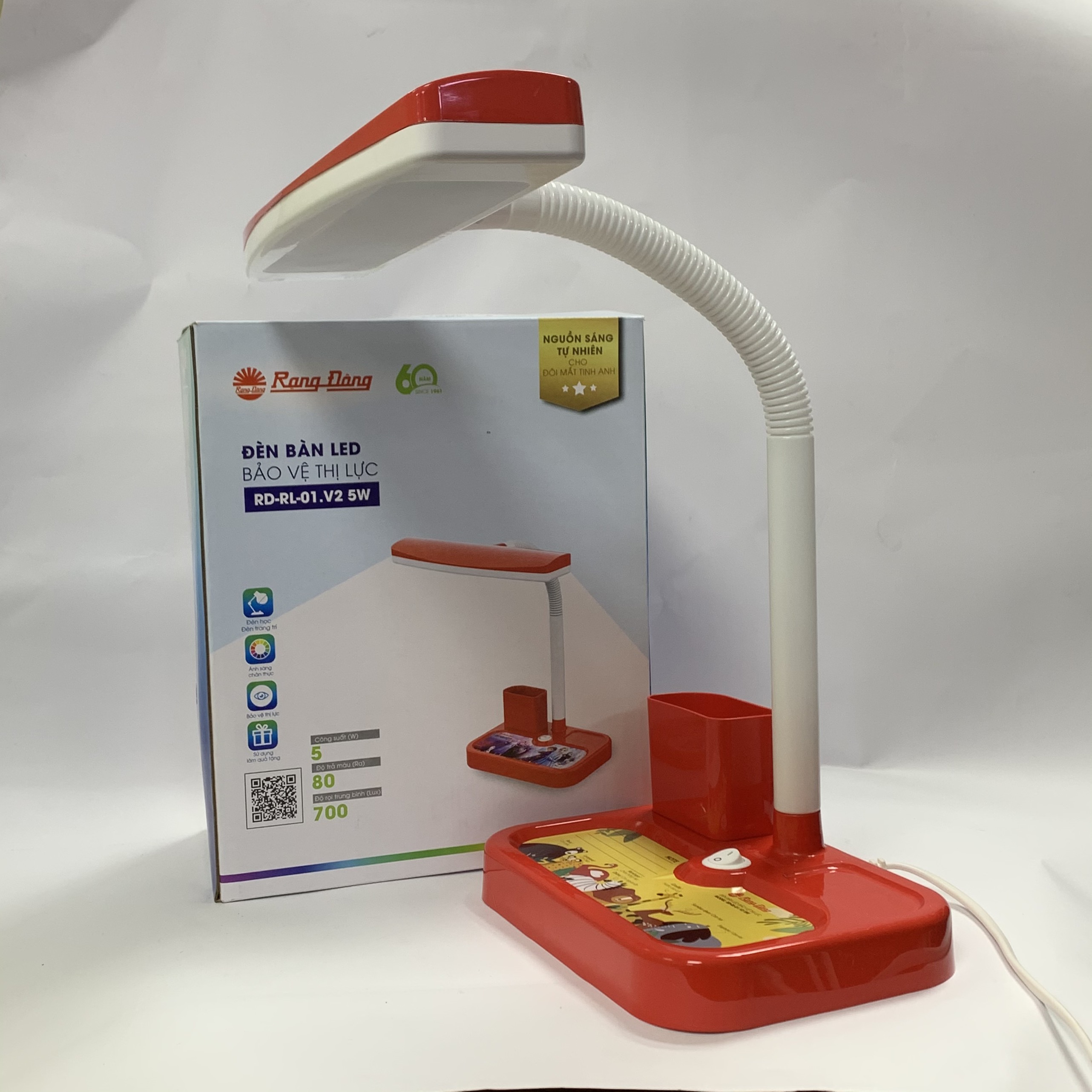 Đèn học chống cận 5W LED Rạng Đông RD-RL-01.V2