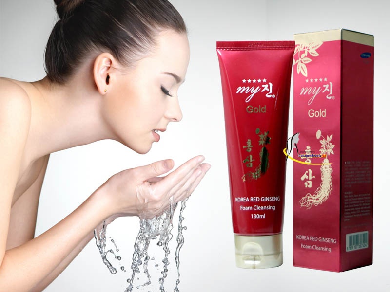 Sữa Rửa Mặt Nhân Sâm Đỏ My Gold Hàn Quốc 130ml