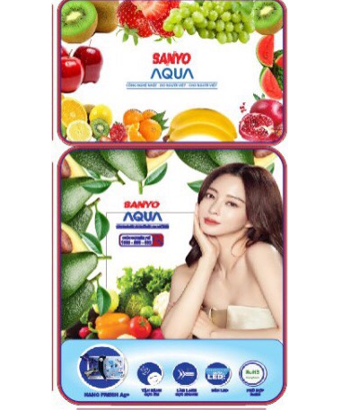 Tem Dán Tủ Lạnh Aqua Và Sanyo - Miếng Dán Tủ Lạnh Sanyo & Aqua ( Dán Bằng Băng Keo 2 Mặt )