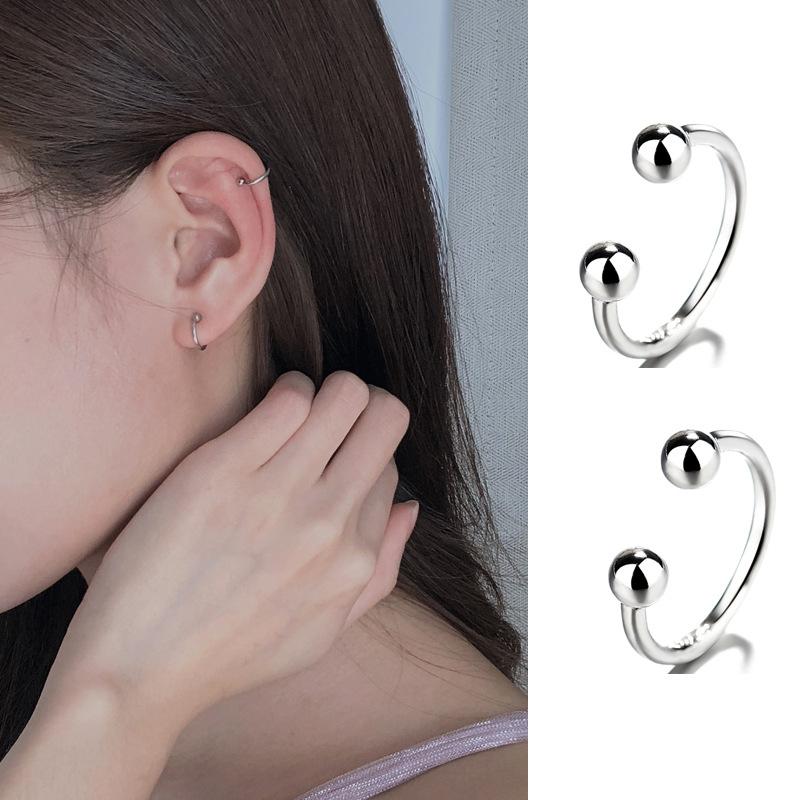 Bông tai khoen tai 1 cặp không cần lỗ phong cách ulzzang dễ thương