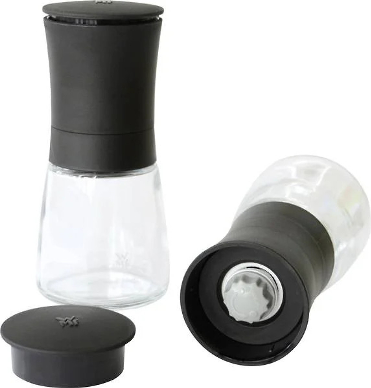 Bộ xay muối + tiêu WMF gồm 2c nắp đen