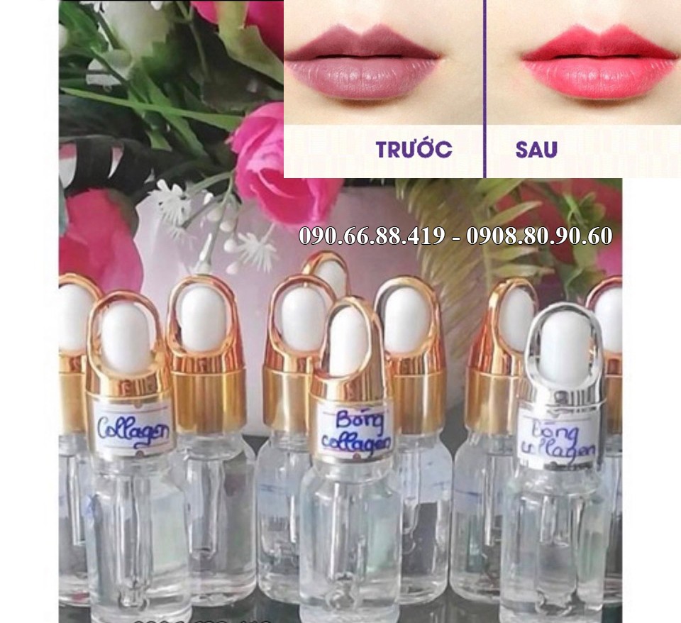 Bóng Collagen phun xăm Môi của Mỹ 10ml