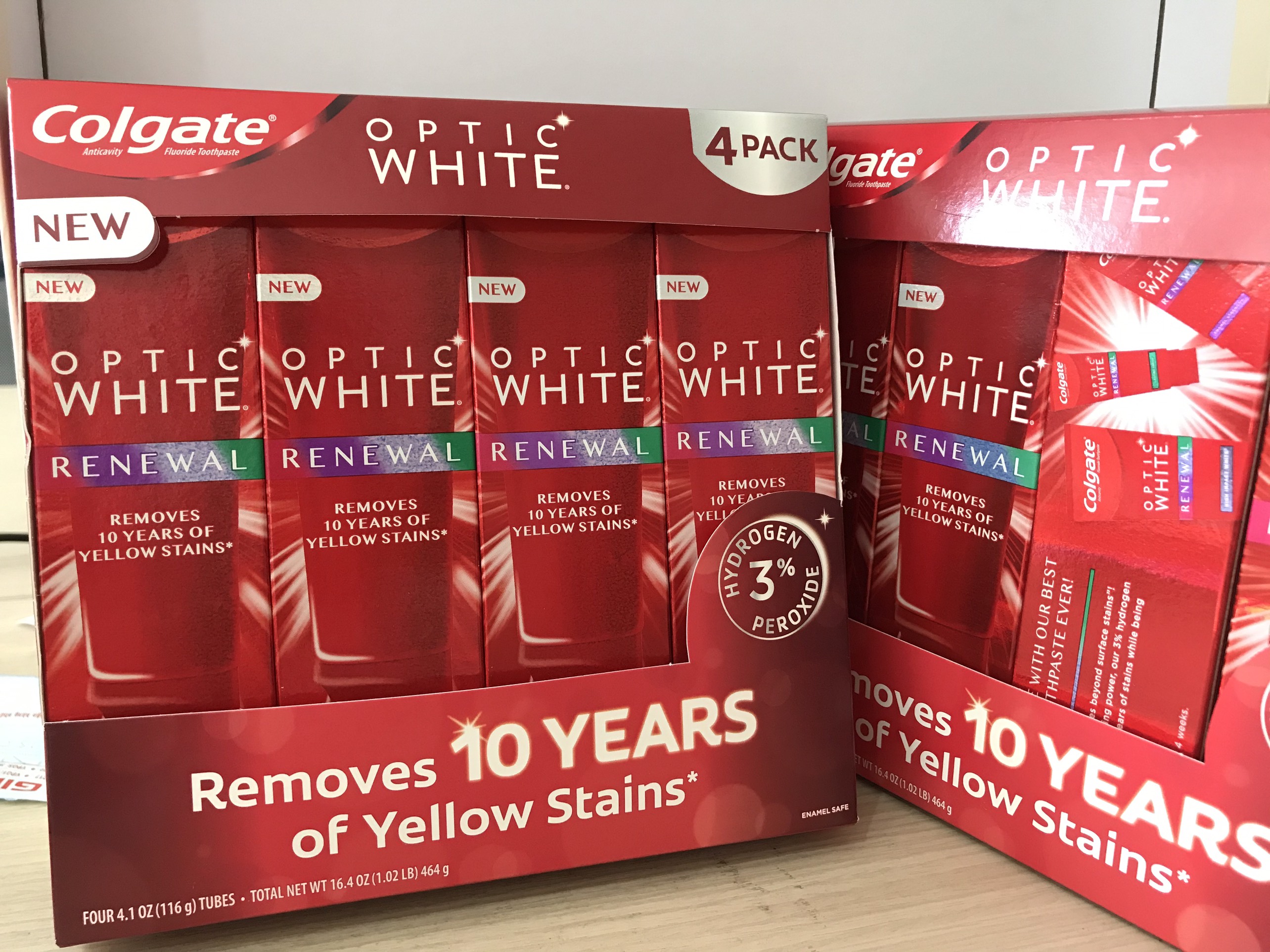 [HCM]Kem đánh răng Colgate Optic White Renewal (1 TUÝP 116g) - Hàng Mỹ