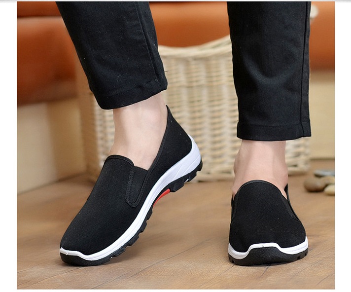 [HCM]Giày nam slip on vải trơn SM028