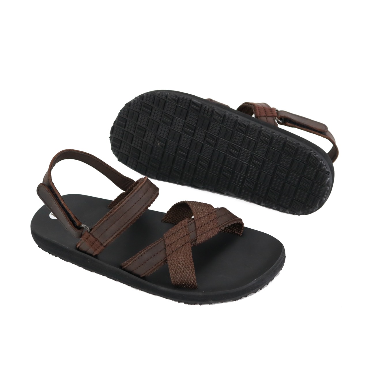 Giày sandal Giavy nữ - SN033 Nâu