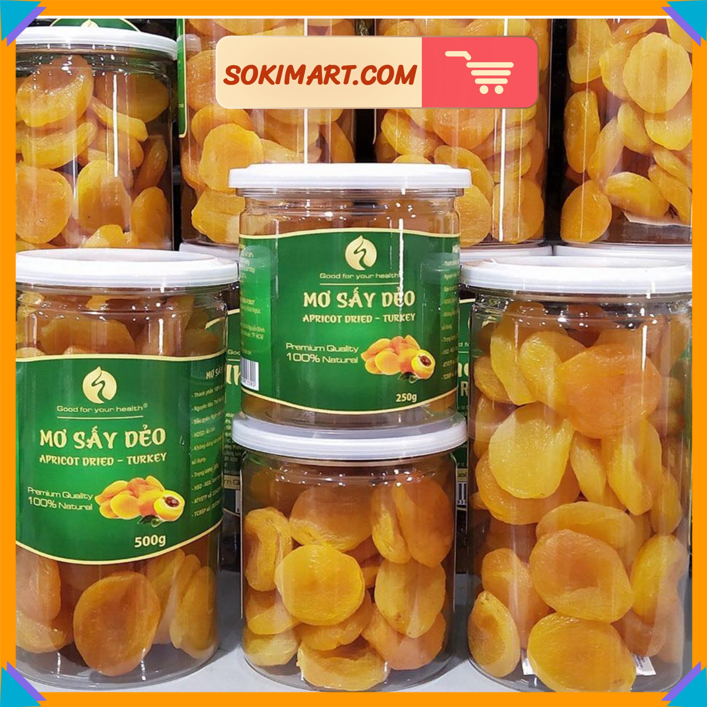 Mơ sấy dẻo Thổ Nhĩ Kỳ - 250g