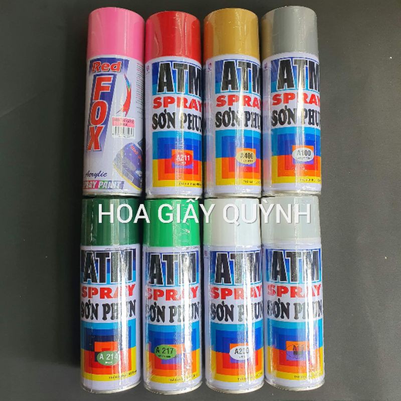 Sơn phun màu/nhũ - atm/fox