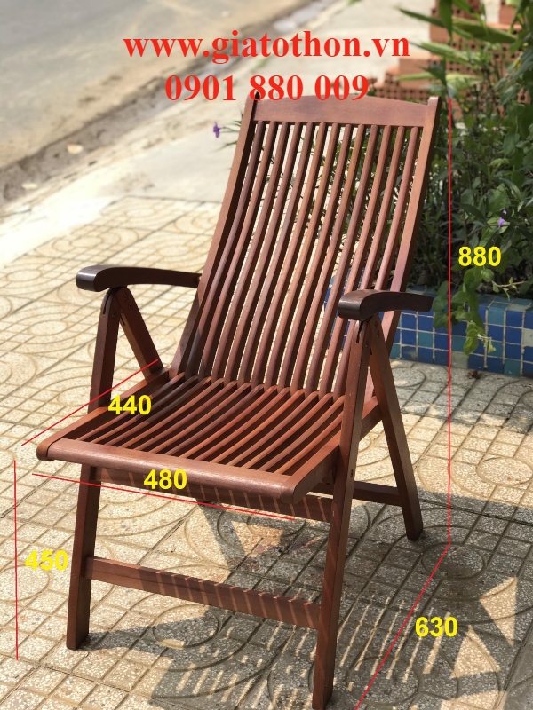 [HCM]Ghế 5 bậc gỗ chò ngoài trời