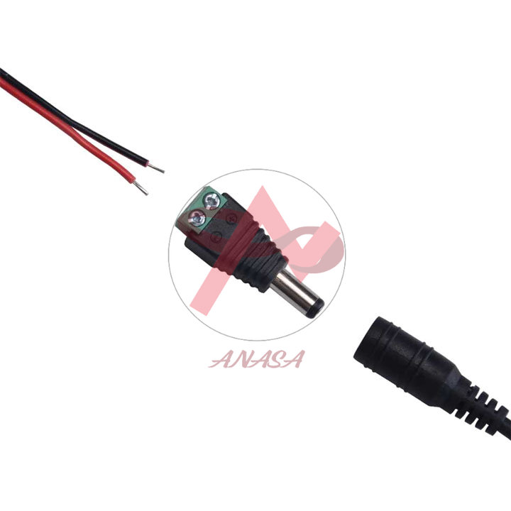 Jack DC Nối Nguồn Đực/Cái