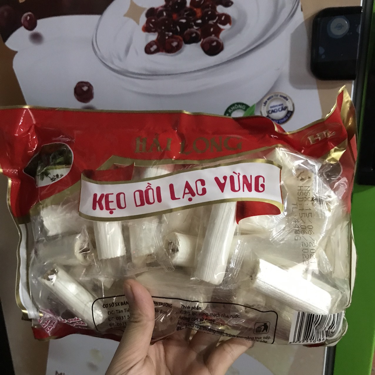Kẹo Lạc Dồi Đặc Sản Thái Bình gói 500g