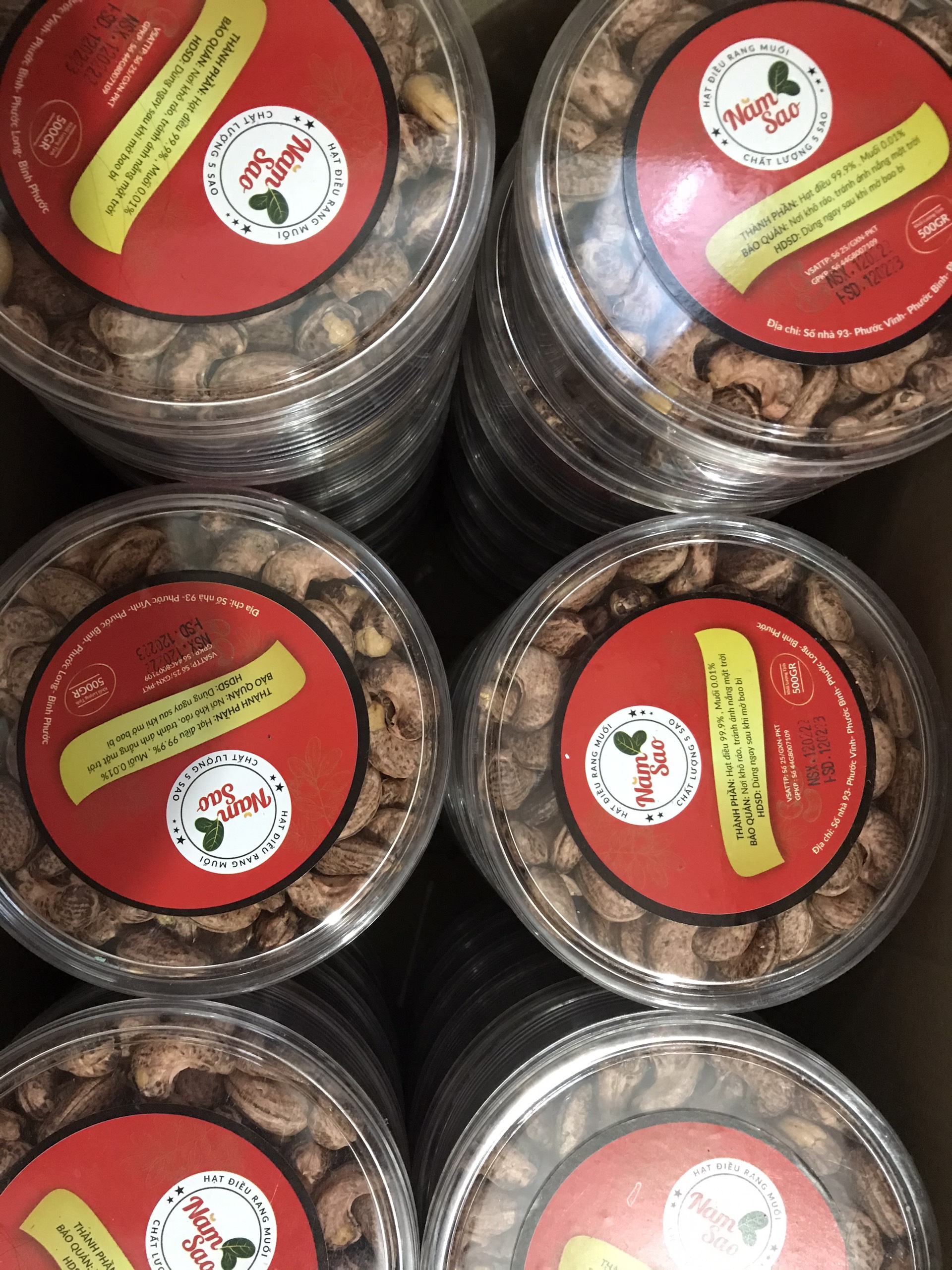 100gr hạt điều rang muối nguyên hạt còn lụa