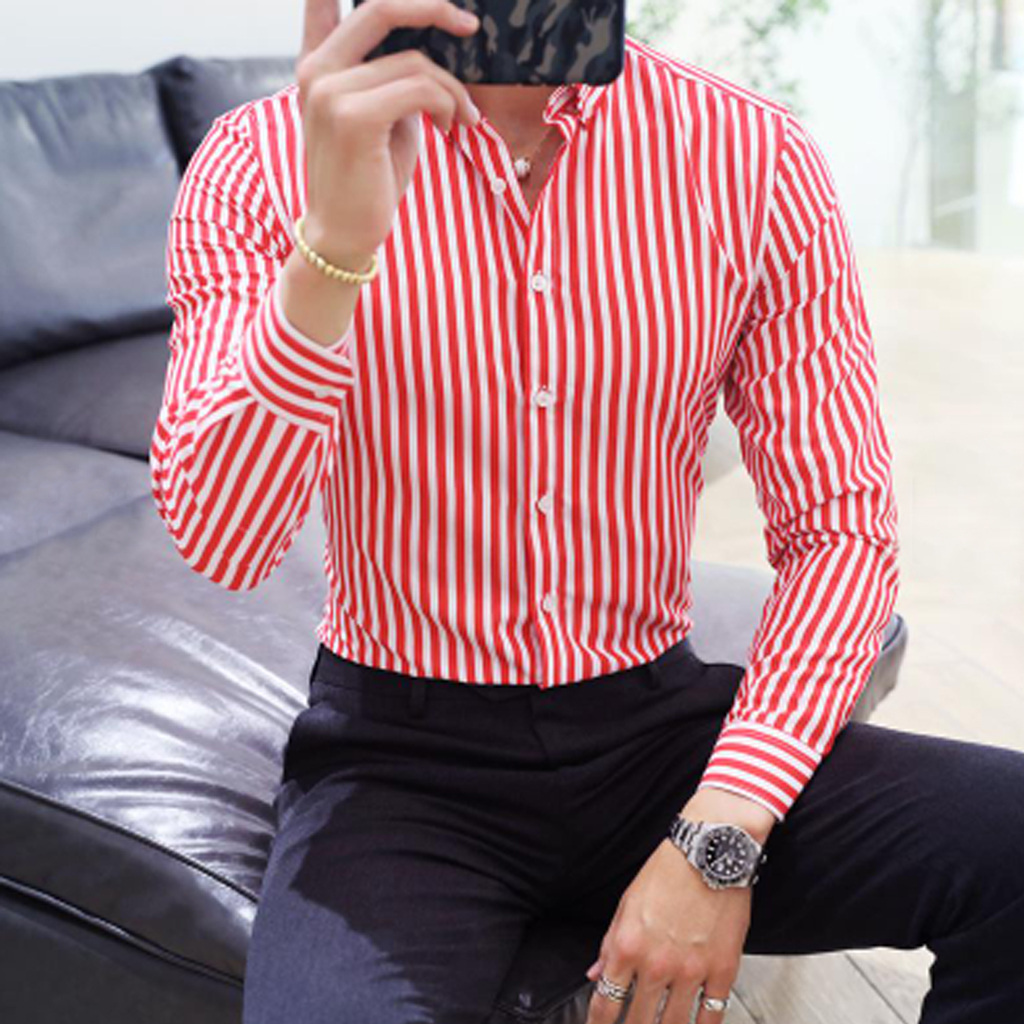 [FREESHIP XẢ KHO] Áo sơ mi nam, áo sơ mi nam công sở cao cấp, chất liệu lụa mềm mịn dáng slimfit trẻ trung phong cách thời trang Hàn Quốc