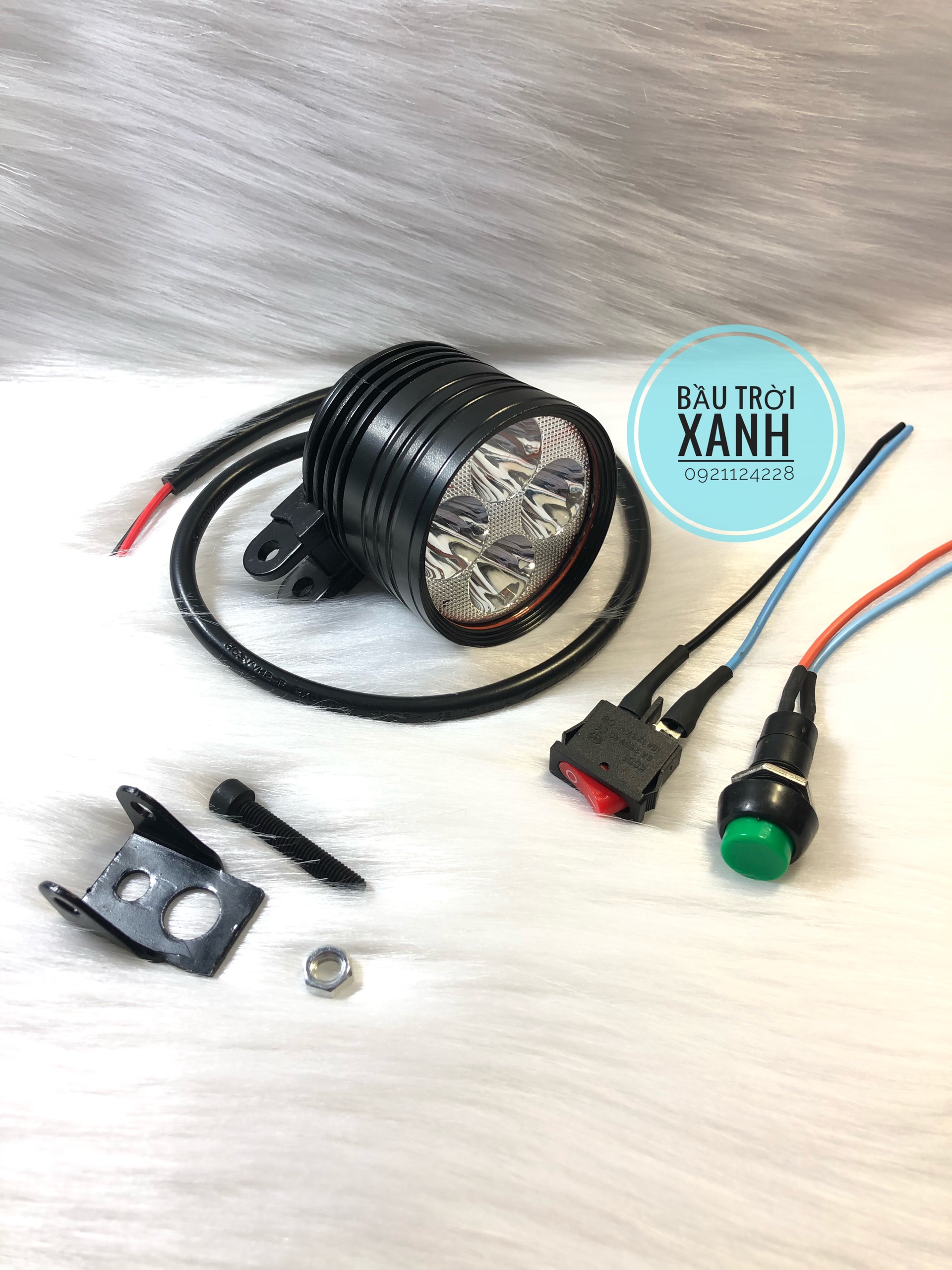 Đèn led trợ sáng L4 ngắn 3 chế độ.