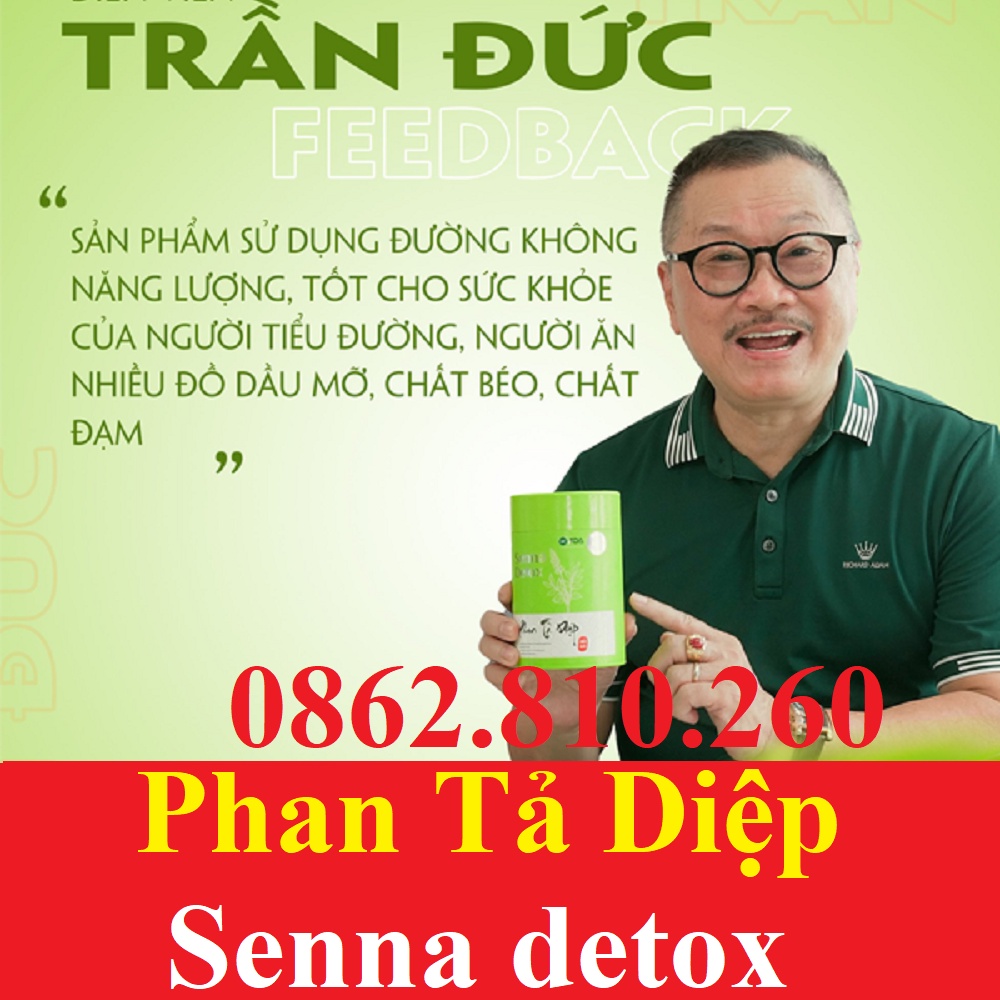 Phan Tả Diệp senna detox Thải độc ruột Dr Lacir [CHÍNH HÃNG DRLACIR] (kèm TÚI ĐỰNG LACIR)