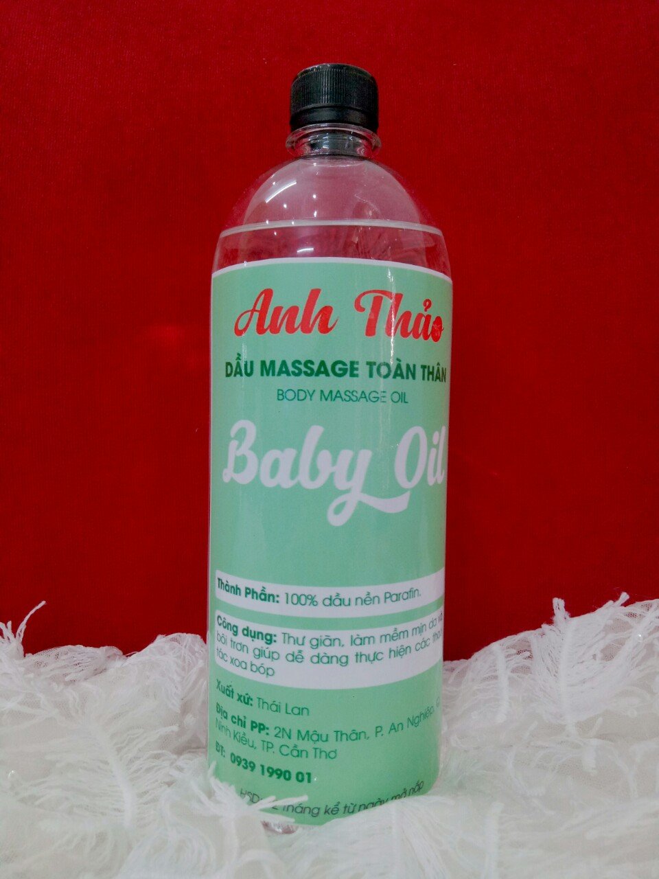 DẦU MASSAGE BODY KHÔNG MÙI HƯƠNG ANH THẢO 1000ML