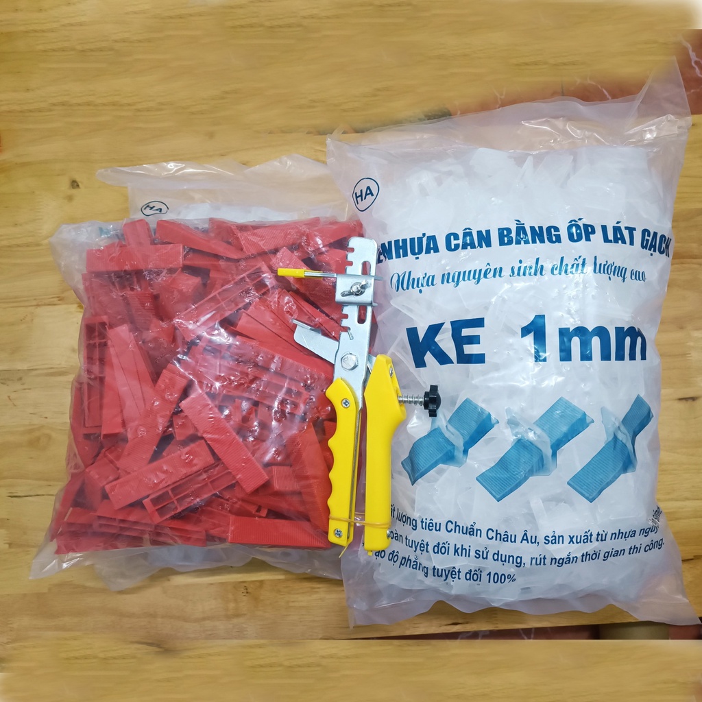 Ke nêm cân bằng ốp lát - ke lát gạch cân bằng ,nêm cân bằng- Kìm bấm ke cân bằng chuyên ốp lát gạch men
